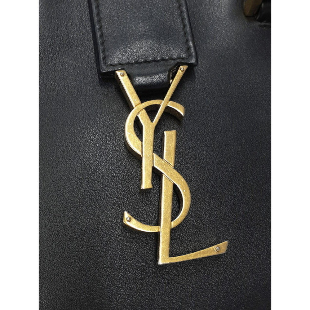 SAINT LAURENT PARIS Cabas 2WAY Leather Handbag - Picture 9 of 9